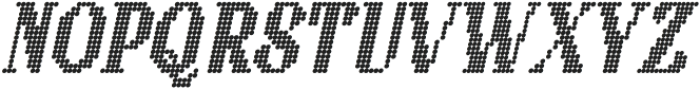 BadoneyDisco-Italic otf (400) Font UPPERCASE