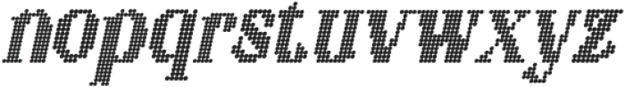 BadoneyDisco-Italic otf (400) Font LOWERCASE