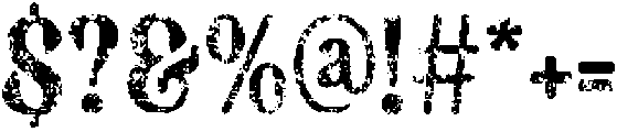 BadoneyStamp-Regular otf (400) Font OTHER CHARS