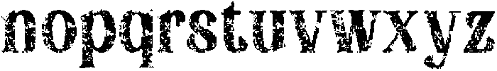 BadoneyStamp-Regular otf (400) Font LOWERCASE