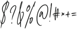 Badriyas Signature Regular otf (400) Font OTHER CHARS