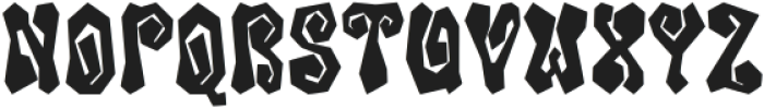 BadugaruRegular otf (400) Font UPPERCASE