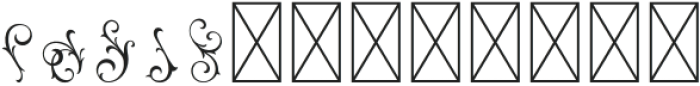 BaeSide-Ornaments Regular otf (400) Font LOWERCASE