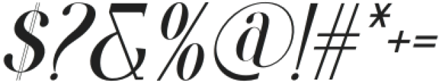 Bafillen Gaffond Italic otf (400) Font OTHER CHARS