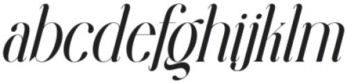 Bafillen Gaffond Italic otf (400) Font LOWERCASE