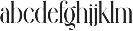 Bafillen Gaffond Regular otf (400) Font LOWERCASE