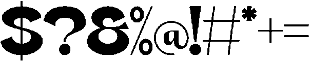 Bafinel otf (400) Font OTHER CHARS
