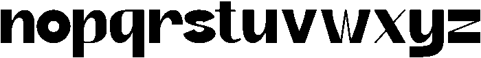 Bafinel otf (400) Font LOWERCASE