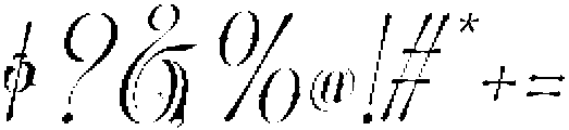 Bafirolic Italic otf (400) Font OTHER CHARS