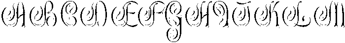 Bafirolic Regular otf (400) Font UPPERCASE