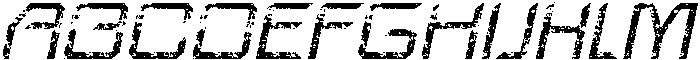Bafline Stamp Italic otf (400) Font UPPERCASE