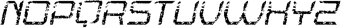 Bafline Stamp Italic otf (400) Font UPPERCASE