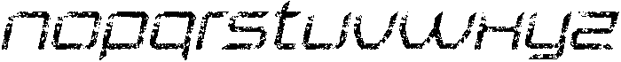 Bafline Stamp Italic otf (400) Font LOWERCASE