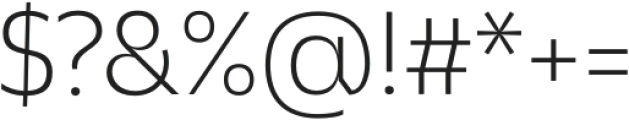 Baflion Sans Extra Light otf (200) Font OTHER CHARS