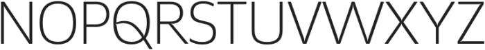 Baflion Sans Extra Light otf (200) Font UPPERCASE