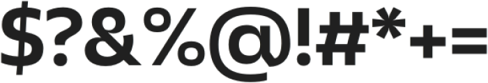 Baflion Sans Semi Bold otf (600) Font OTHER CHARS