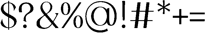 Bagea-Regular otf (400) Font OTHER CHARS