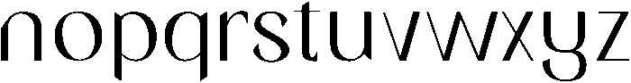 Bagea-Regular otf (400) Font LOWERCASE