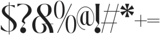 Bageki Luxury Regular otf (400) Font OTHER CHARS