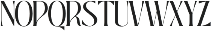 Bageki Luxury Regular otf (400) Font UPPERCASE