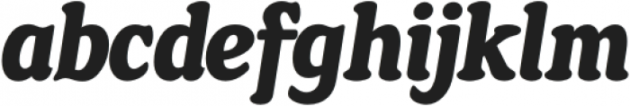 Baggy Italic otf (400) Font LOWERCASE