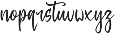Baghera Thenetta otf (400) Font LOWERCASE
