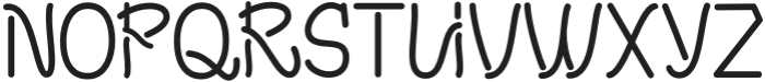 BagiantGuonk-Regular otf (400) Font UPPERCASE