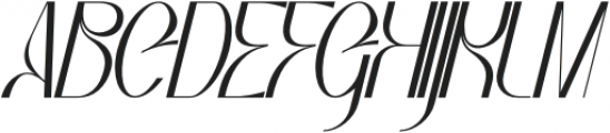 Bagias Italic otf (400) Font LOWERCASE