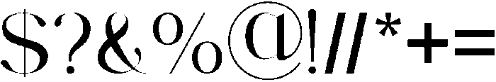 Baginda otf (400) Font OTHER CHARS