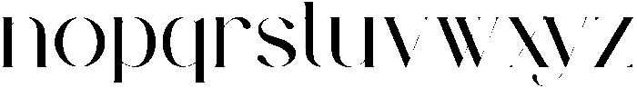 Baginda otf (400) Font LOWERCASE