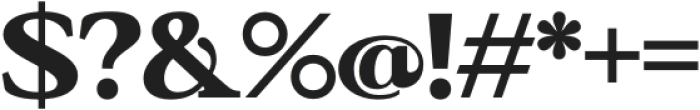 Bagiora Extrabold otf (700) Font OTHER CHARS