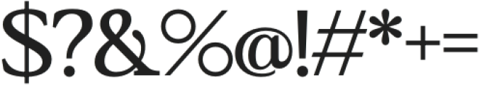 Bagiora Medium otf (500) Font OTHER CHARS