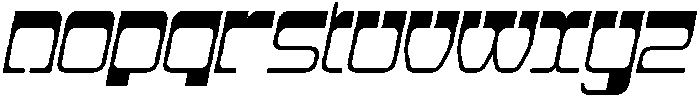 Bagisk Slant otf (400) Font LOWERCASE