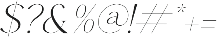 Bagiste Italic otf (400) Font OTHER CHARS