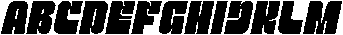 BagkeMere-Italic otf (400) Font UPPERCASE