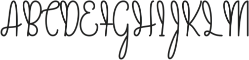 Bagnaia Regular otf (400) Font UPPERCASE