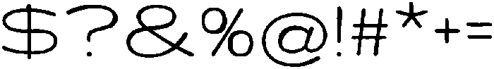 Bagoes- Italic otf (400) Font OTHER CHARS