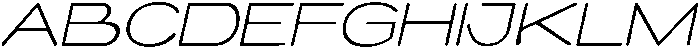 Bagoes- Italic otf (400) Font UPPERCASE
