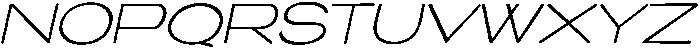 Bagoes- Italic otf (400) Font UPPERCASE