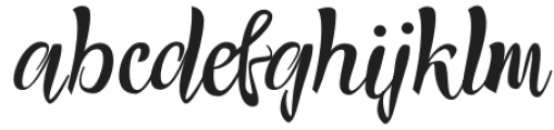 Bagthina Regular otf (100) Font LOWERCASE