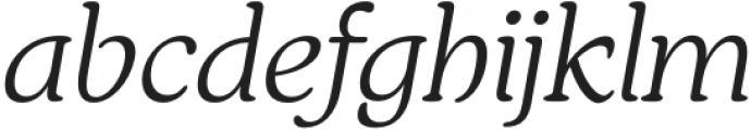 Bahar Light Italic otf (300) Font LOWERCASE