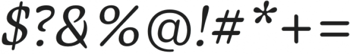 Bahar Text Regular Italic otf (400) Font OTHER CHARS