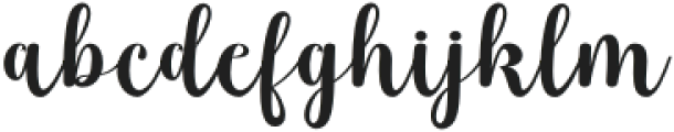 Bahgila Bold Regular otf (700) Font LOWERCASE