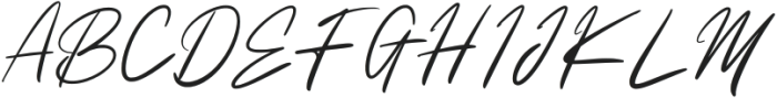 Bahttra_Signature otf (400) Font UPPERCASE