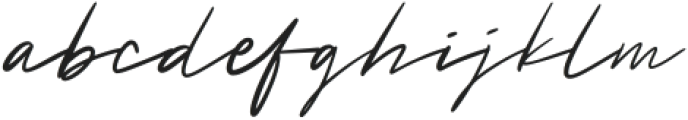 Bahttra_Signature otf (400) Font LOWERCASE