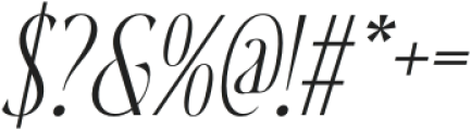 Baige Italic otf (400) Font OTHER CHARS