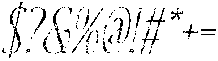 Baige Stamp Italic otf (400) Font OTHER CHARS