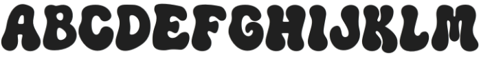 Baiky Retro Regular otf (400) Font UPPERCASE