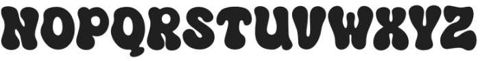 Baiky Retro Regular otf (400) Font UPPERCASE