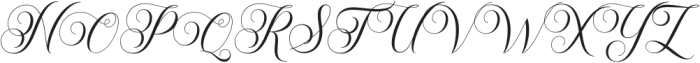 Bailenson Regular otf (400) Font UPPERCASE